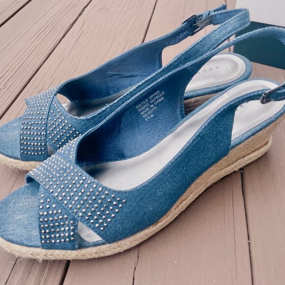 Karen Scott Denim Espadrilles - Picture 4 of 5